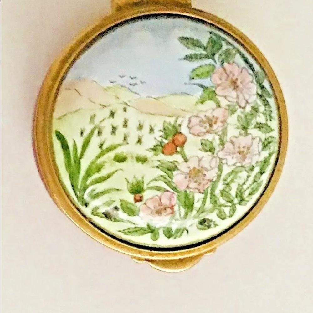 New Vintage Staffordshire Box Enamel British - Picture 4 of 8